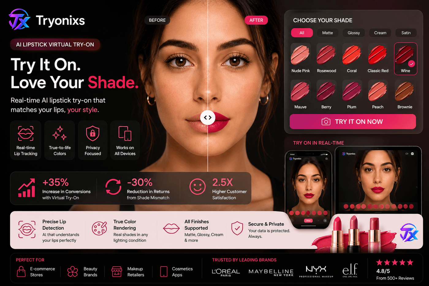 Rare Beauty virtual try-on — preview 3